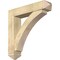 Ekena Millwork Thorton Arts and Crafts Rough Sawn Bracket w/ Offset Brace, Douglas Fir, 8"W x 38"D x 38"H BKT0806X38X38THR03RDF - alternate 1